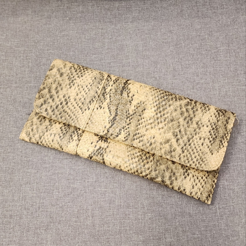 Lulu Townsend Snakeptint Clutch